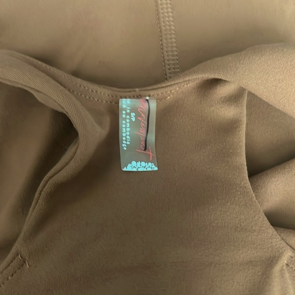 FREE PEOPLE Never Better Runsie in Sienna Yoga Athletic Gym Workout Casual New - Picture 11 of 11